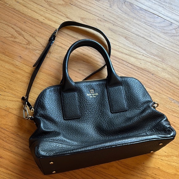 Kate Spade Black Leather Bag - Picture 1 of 10